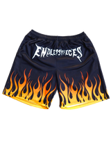 Flame Ablaze Shorts